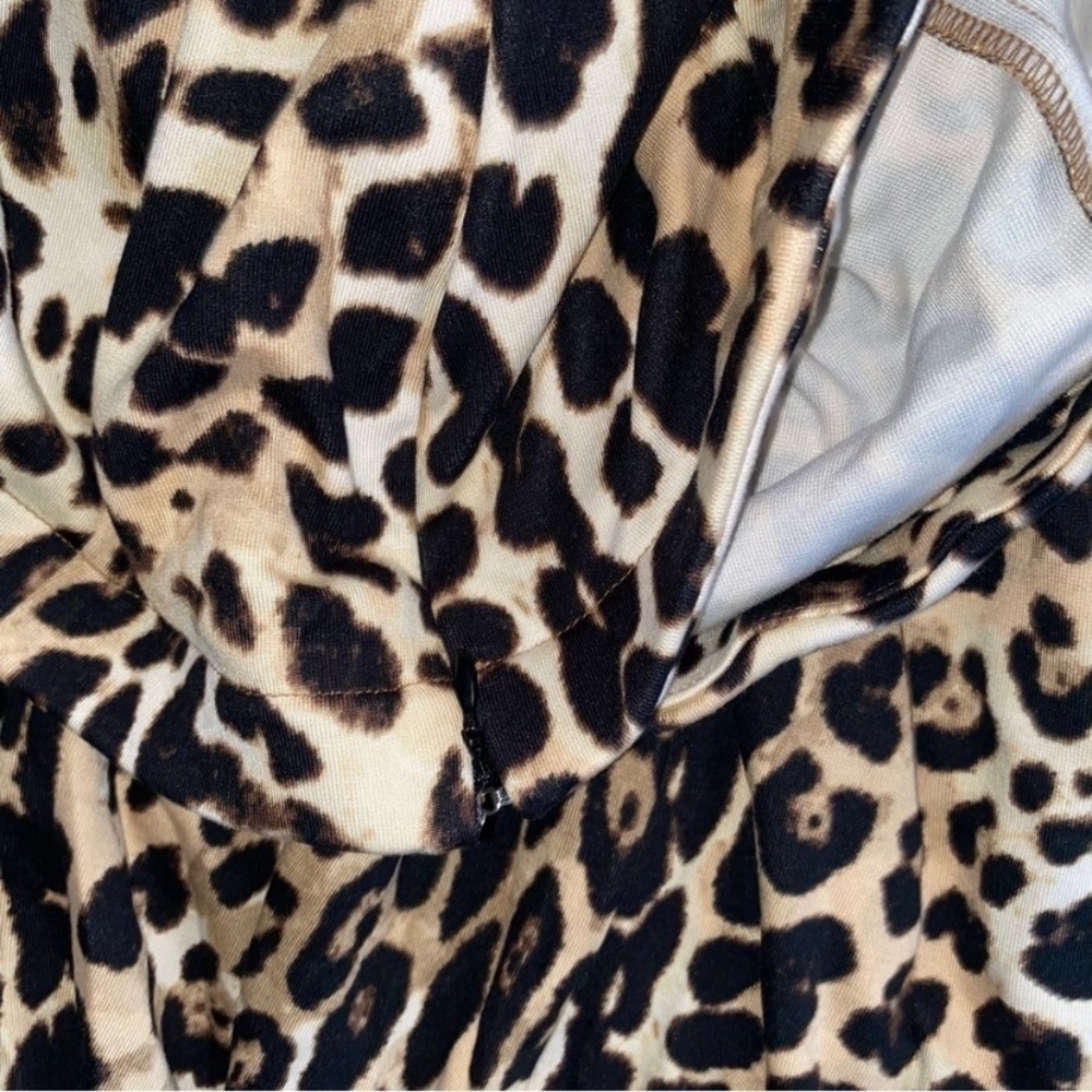 Lane Bryant Leopard Print Pencil Skirt - Picture 5 of 5